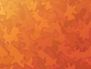 Vibrant orange camouflage pattern with soft blends and modern design.