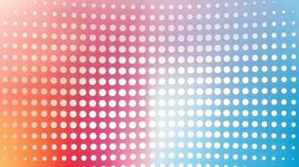 Pink and blue dotted gradient background, vibrant and modern.
