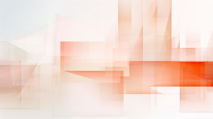 Fototapeta premium Pastel abstract red geometric pattern, graphic background image