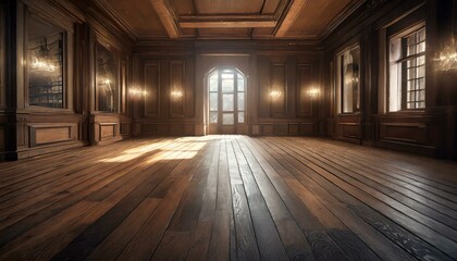 木目基調のあっさりとした空間