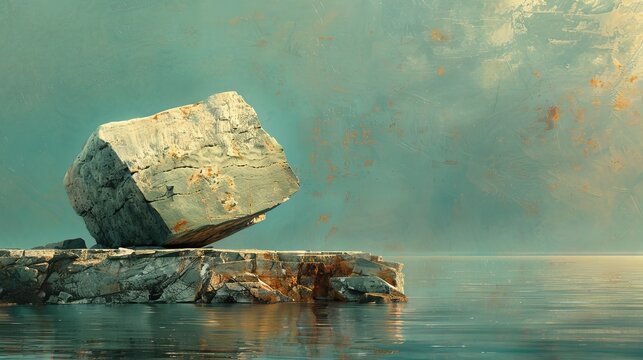 A mystical Roc soars in hyperrealistic detail against a bleached sky, blending modern and mystical elements in teal and tangerine hues.