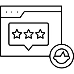 Review icon line style easy to edit and modify 