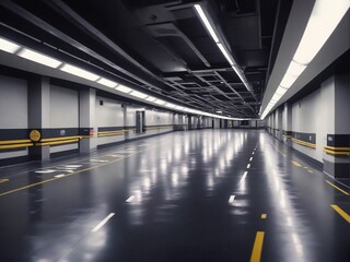 Obraz premium parking lot