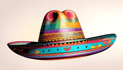 mexican sombrero hat create with ai