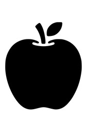 Apple SVG, Fruit SVG, Apple Cricut, Apple Cut File, School SVG, Apple Png, Digital Download, Apple Silhouette, Vector