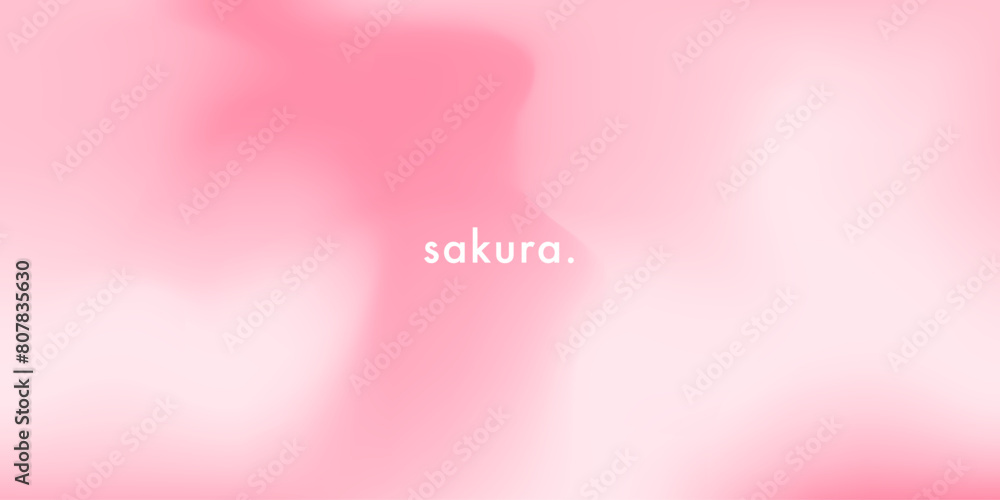 Aufkleber abstract light pink sakura blossom color background. vector simple and soft light horizontal backdro