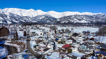 Hakuba Snow Village, Nagano, Japan.