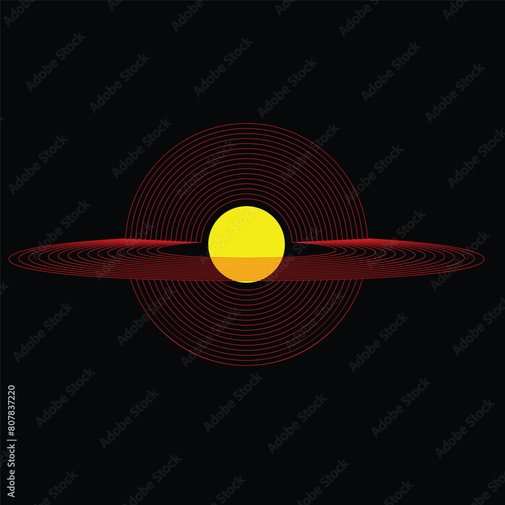 Fototapete abstract motion graphic design background . dot and circle lines . transition shapes . movement comp