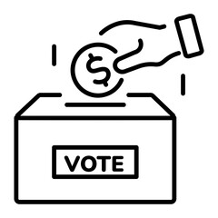 Here’s a linear icon of election fraud 