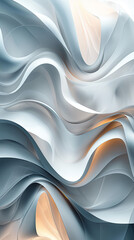 White and Grey Modern Abstract Background Design with Hi-Tech Shadows