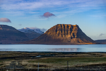 Kirkjufell Mountain in Snaefellsnes peninsula in Iceland