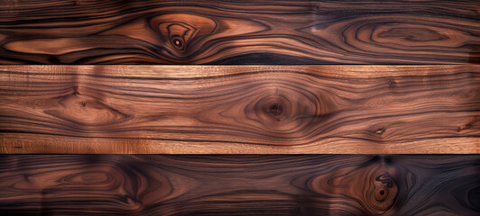 Close-up of polished wooden surface with natural wood grain patterns