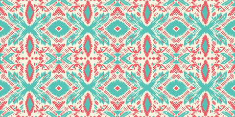 Seamless batik pattern,Seamless tribal batik pattern,and Seamless colorful pattern resemble ethnic boho, Aztec,and ikat styles.designed for use in wallpaper,fabric,curtain,carpet,Batik Embroidery