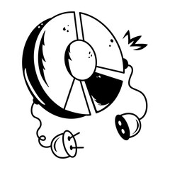 Here is a doodle icon of market share 