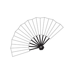 Hand fan icon