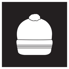 Winter hat icon