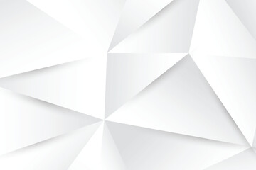 Modern white background with abstract shape design