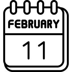 11  February Icon