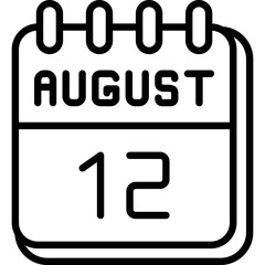 12  August Icon