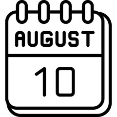 10  August Icon