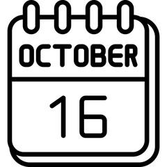 16  October Icon