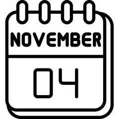 4  November Icon