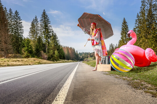 En route pour les vacances.