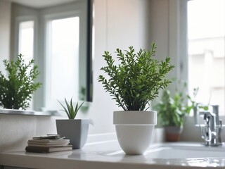 Fototapeta premium plant in a window