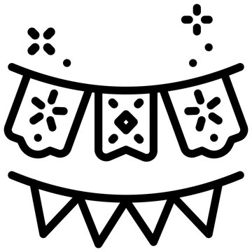 recommend clip art: Bunting Icon