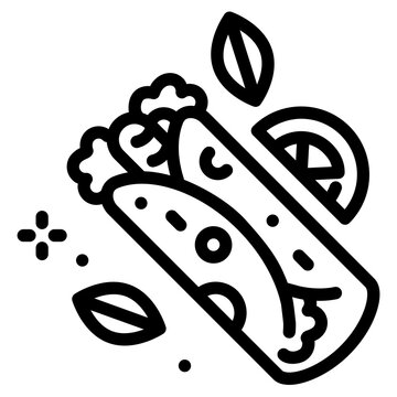 recommend clip art: Burrito Icon