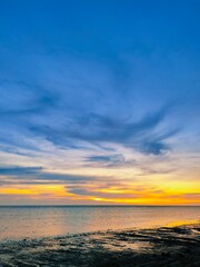 Fototapeta premium sunset on the beach