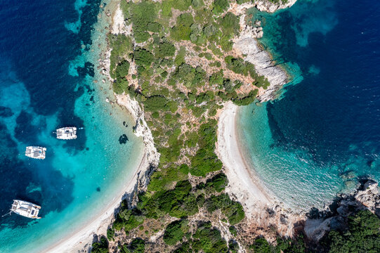 The amazing Gidaki beach on the island of Ithaca