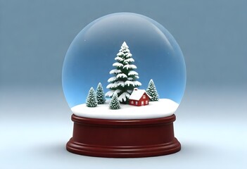 Snow globe ai image (10)