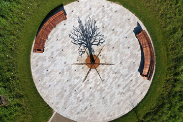 aerial view of Lilley fields crematorium and memorial garden. Sproatley. Kingston upon Hull 
