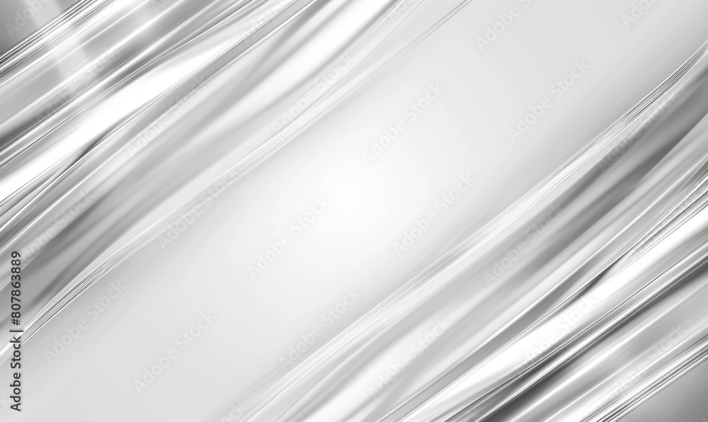 Poster silver border frame simple abstract background. backdrop for design and texts