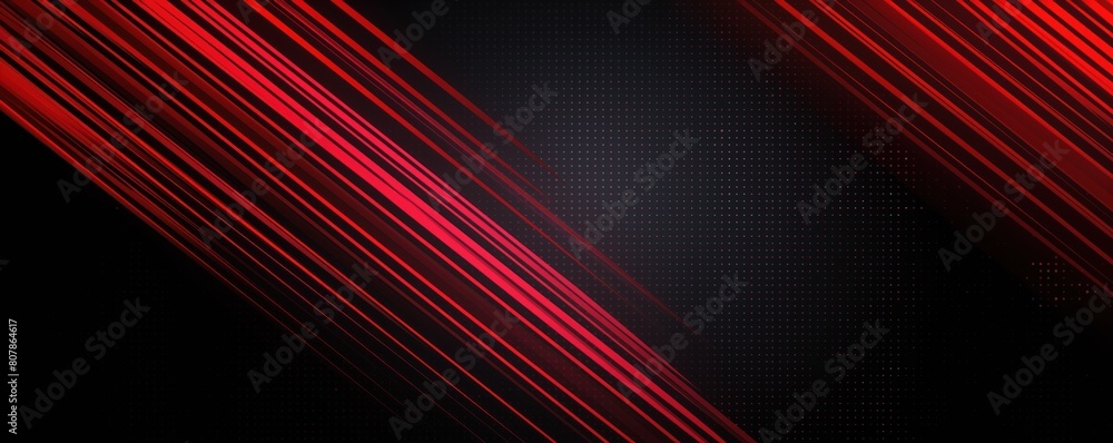 Poster abstract red and black light pattern with gradient, floor and wall metal texture, soft tech diagonal
