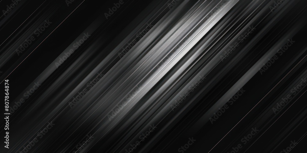 Poster abstract black and silver gradient with light gray and white. metallic texture with soft diagonal li