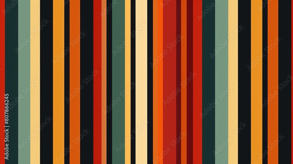 Aufkleber an old-time seamless pattern with horizontal lines and color stripes.