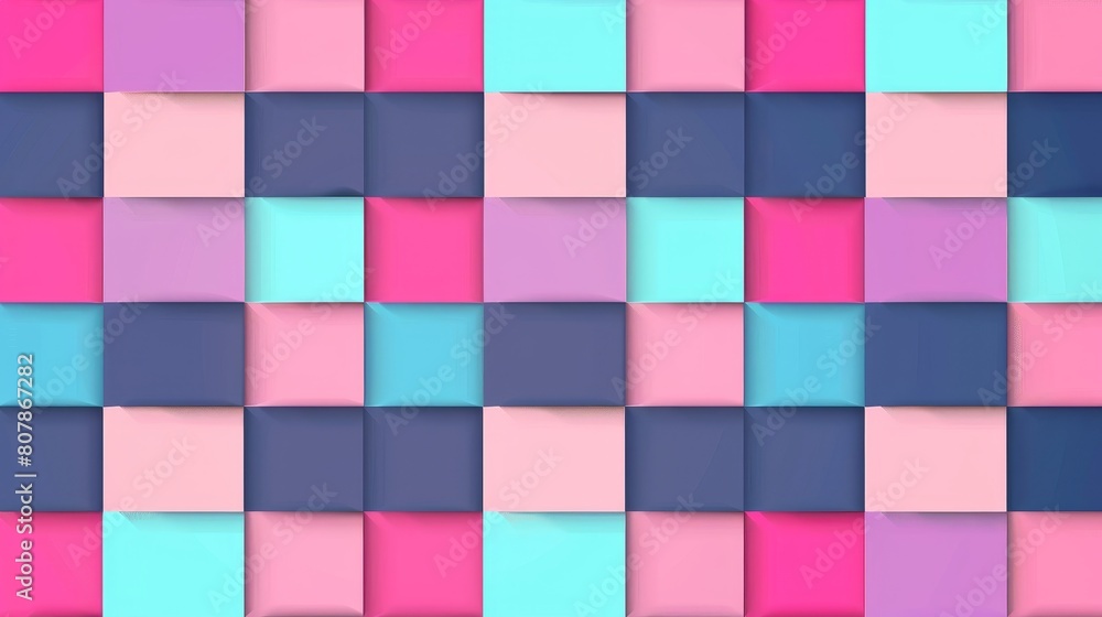 Poster modern seamless pattern with repeated striped squares. modern stylish texture for packaging.