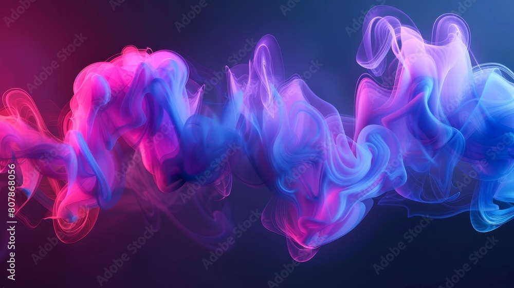 Poster colorful abstract modern background with transparent smoke...