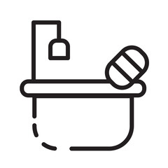 Cleaning Service Soap Line Icon