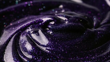 close up abstract glitter liquid paint background