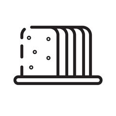 Bakery Bread Wheat Line Icon