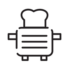 Sandwich Maker Toaster Line Icon