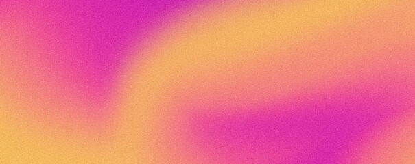 Orange pink purple yellow grainy gradient poster background, noisy texture summer banner cover design