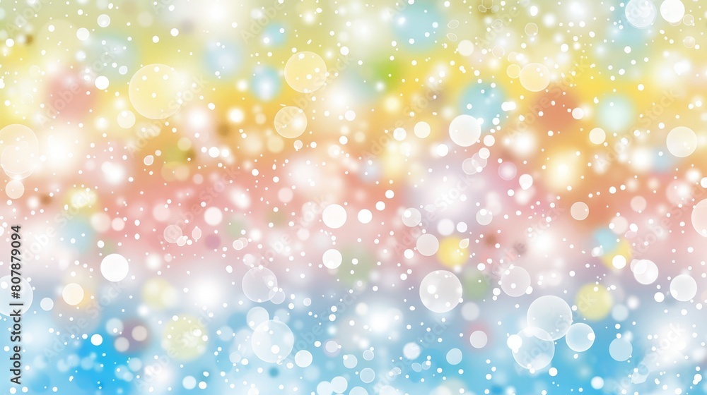Poster colorful bokeh lights creating a vibrant and dynamic background