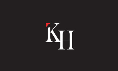 KH, HK, K , H , Abstract Letters Logo Monogram	