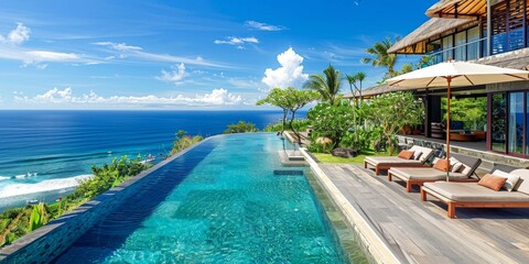 Luxurious Oceanfront Villa with Infinity Pool and Panoramic Sea View, Exclusive Travel Destination