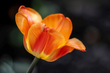 Whole blue Forget-me-not plant with roots and flower. Beautiful simple AI generated image in 4K, unique.