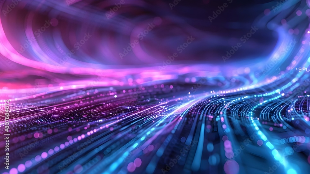 Poster emphasizing the resilience of digital systems in challenging disruptions through it technology backg